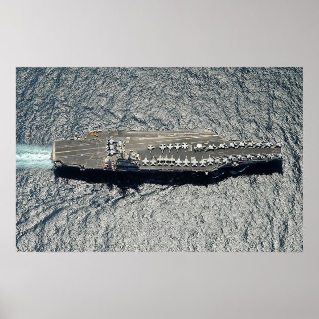 USS Dwight D. Eisenhower (CVN 69) Poster (Vorne)
