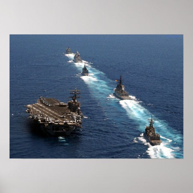 USS Dwight D. Eisenhower Poster (Vorne)