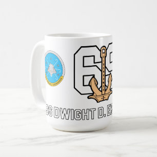 USS DWIGHT D. EISENHOWER-TASSE CVN-69 KAFFEETASSE