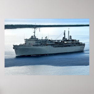 USS Emory S. Land (AS 39) Poster