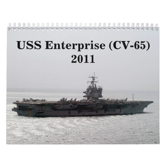 USS Enterprise 2011 Kalender (Titelbild)