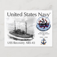 USS ERHOLUNG ARS-43 RESCUE AND SALVAGE SHI - POSTC