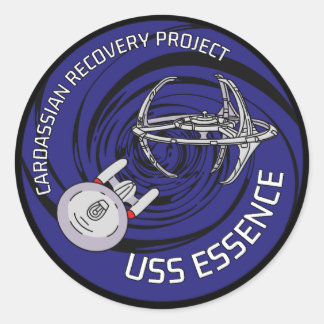 USS Essence Patch Runder Aufkleber