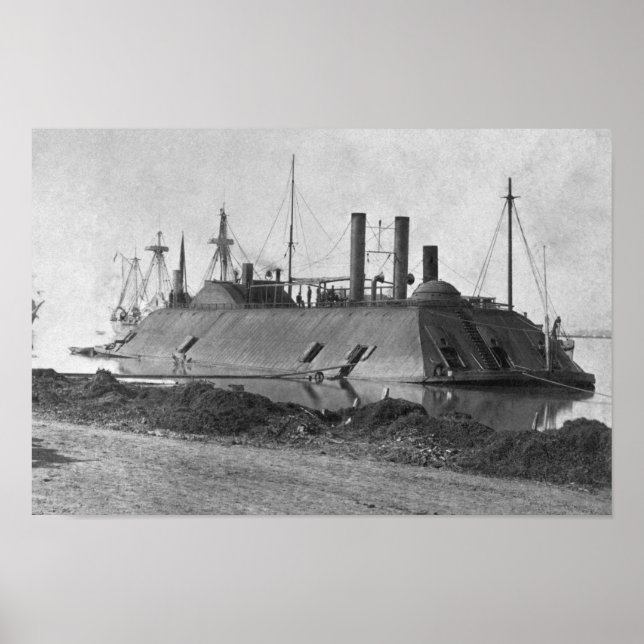 USS Essex Ironclad - Baton Rouge - 1862 Poster (Vorne)