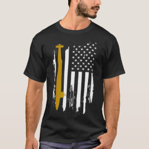 USS Florida SSGN728 U-Boot-Amerikanische Flagge T-Shirt