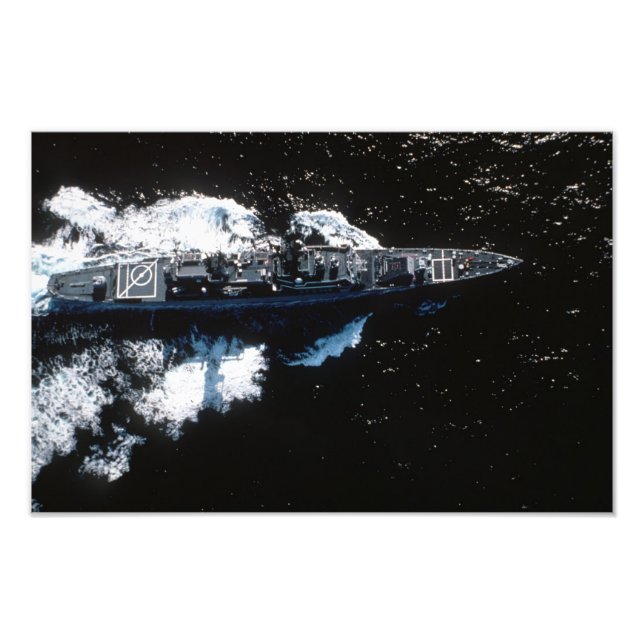 USS FOX CG-33 DLG-33 FOTODRUCK (Vorne)