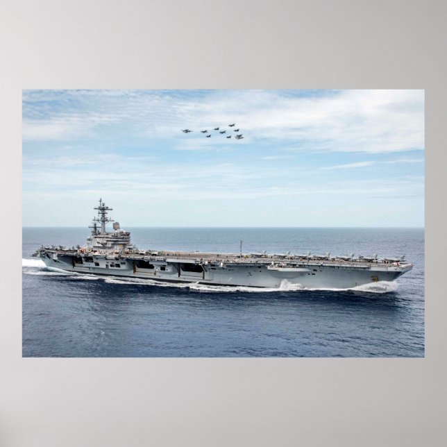 USS George H.W. Bush (CVN 77) Poster (Vorne)