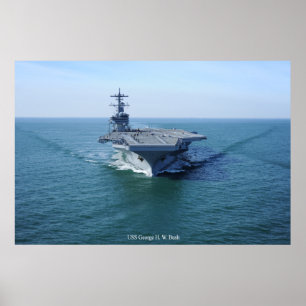 USS George H. W. bush Poster
