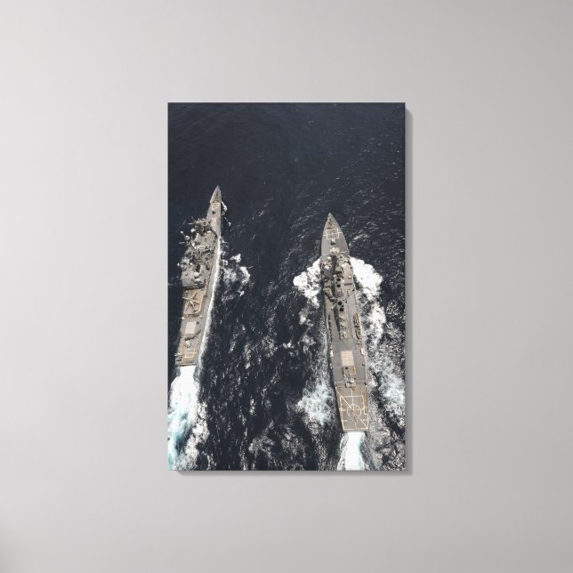 USS Gridley Leinwanddruck (Vorderseite)