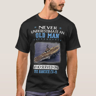 USS Hancock CV19 Veterans Day Father Day Gift T-Shirt
