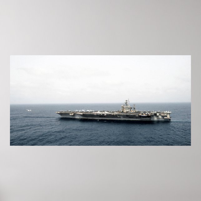USS Harry S. Truman (CVN 75). Poster (Vorne)