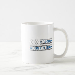 Uss Helena Weltkrieg Cruiser Cl-50 US Army Kaffeetasse