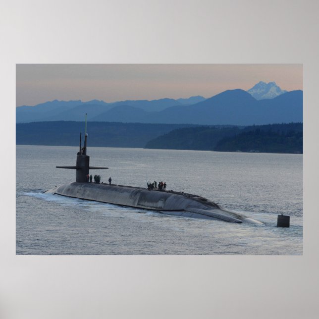 USS Henry M. Jackson (SSBN 730) Poster (Vorne)