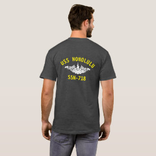 USS Honolulu Marine Veteran T-Shirt