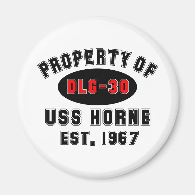 USS Horne DLG-30 Magnet (Vorne)