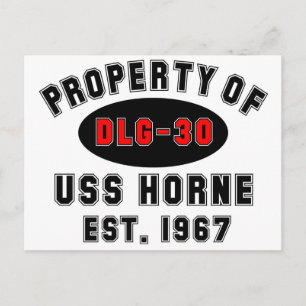USS Horne DLG-30 Postkarte