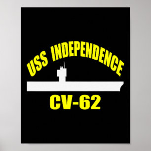 Uss Independence Cv-62 Flugzeugträger Väter Da Poster