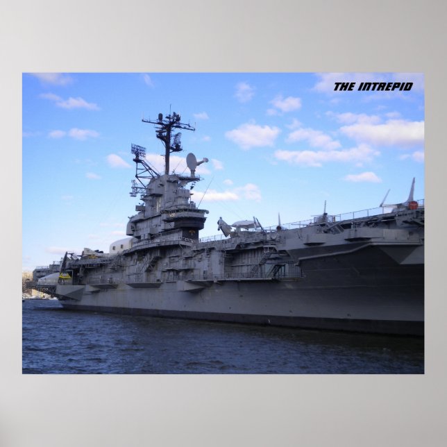 USS Intrepid-Plakat Poster (Vorne)