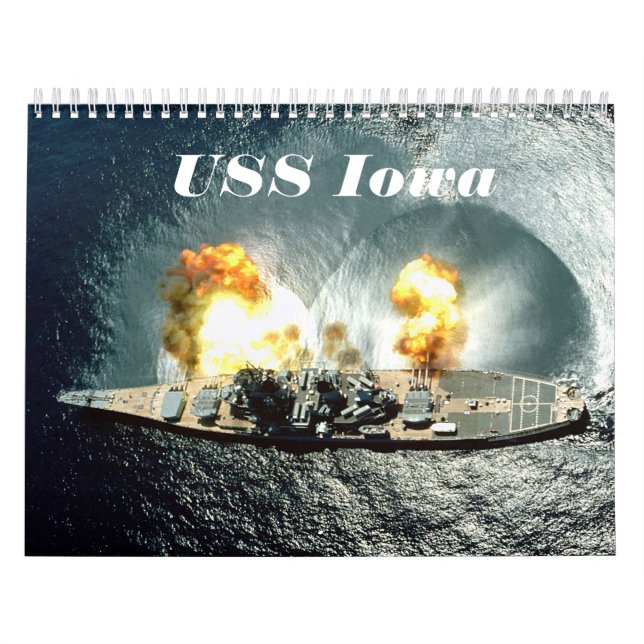USS Iowa Calendar Kalender (Titelbild)