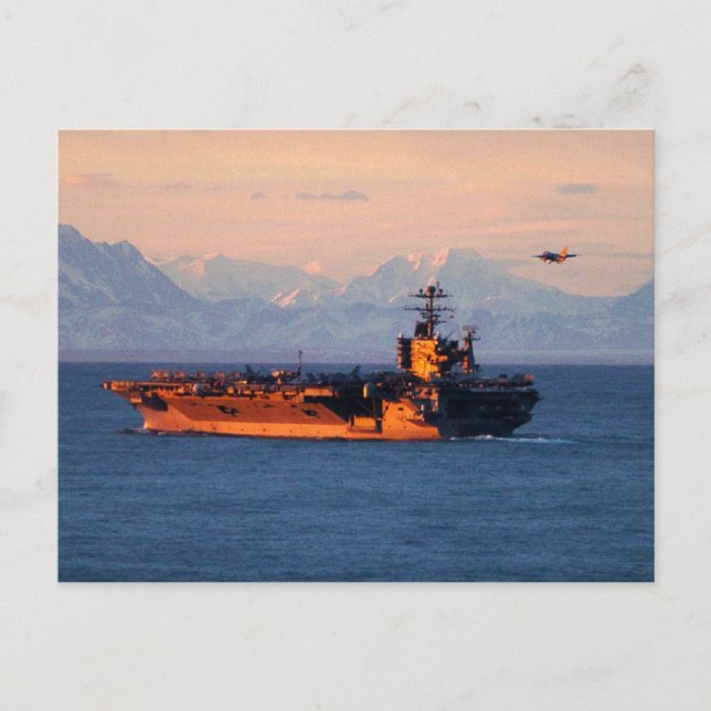 USS John C. Stennis (CVN 74) Postkarte (Vorderseite)