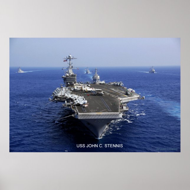 USS John C. Stennis Poster (Vorne)