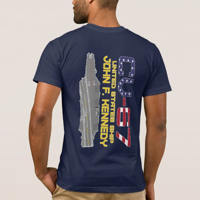 USS JOHN F. KENNEDY CV-67 T - Shirt (Rückseite)