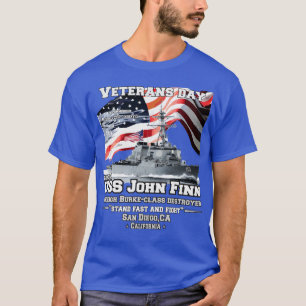 USS John Finn Arleigh Burkeclass-Zerstörer T-Shirt