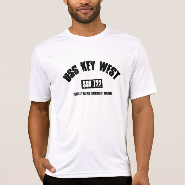 USS KEY WEST eingetragenes Shirt (Vorderseite)