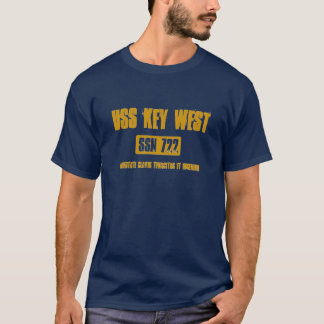 USS KEY WEST Marine/GoldT - Shirt