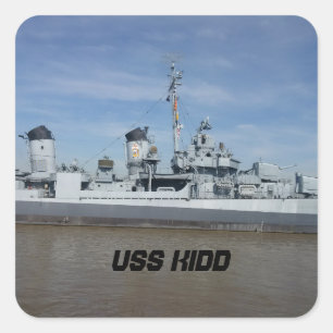 USS KIDD Aufkleber