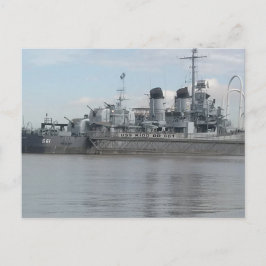 USS KIDD DD 661 Postcard Postkarte