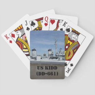 USS KIDD DD 661 SPIELKARTEN