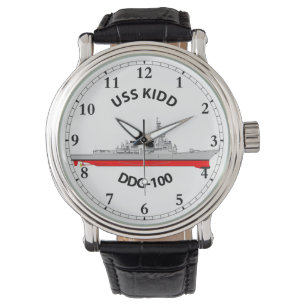 USS KIDD - DDG-100 - ARLEIGH BURKE WATCH ARMBANDUHR
