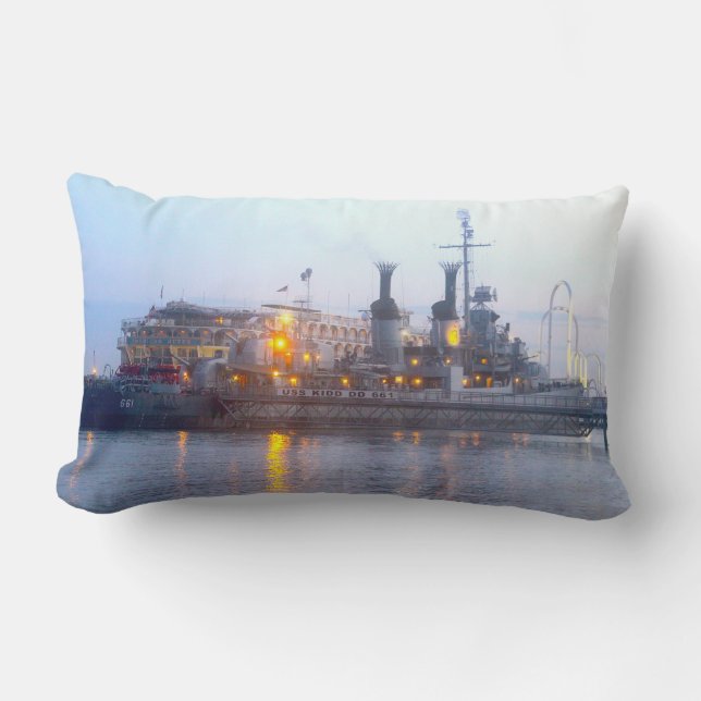 USS Kidd Pillow Lendenkissen (Vorderseite)