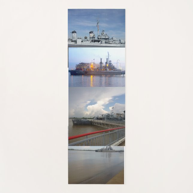 USS Kidd Yogamatte (Vorderseite)