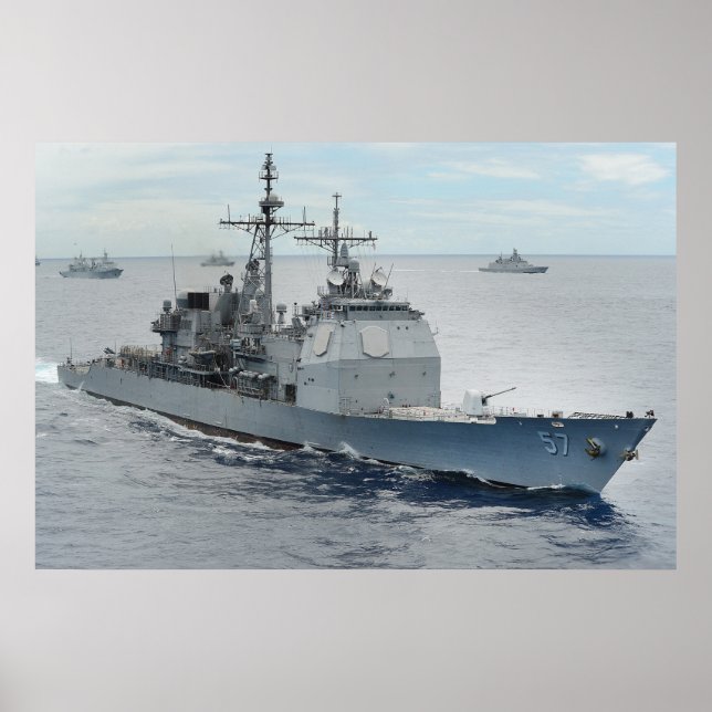 USS Lake Champlain (CG 57) Poster (Vorne)