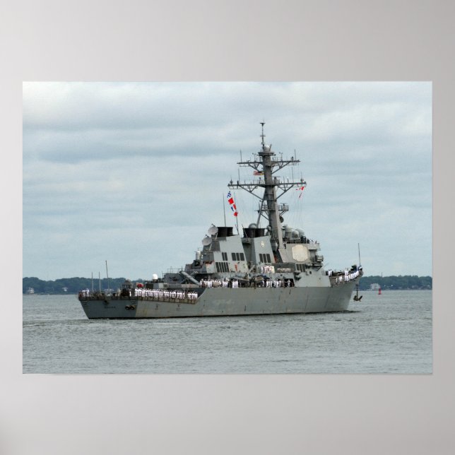 USS Mahan (DDG 72) Poster (Vorne)