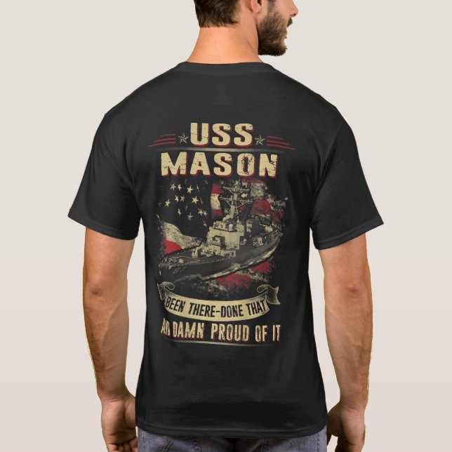 USS Mason (DDG-87) T - Shirt (Rückseite)