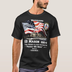 USS Mason Zerstörer Veterans T-Shirt