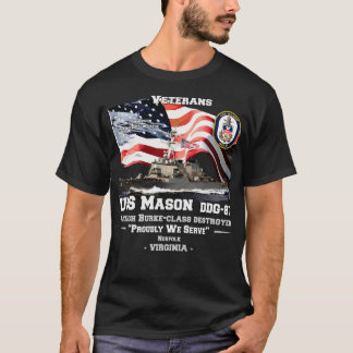 USS Mason Zerstörer Veterans T-Shirt