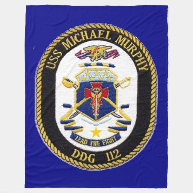 USS MICHAEL MURPHY FLEECE BLANKET (Vorderseite)