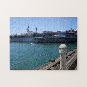 USS Midway im Hafen von San Diego Puzzle