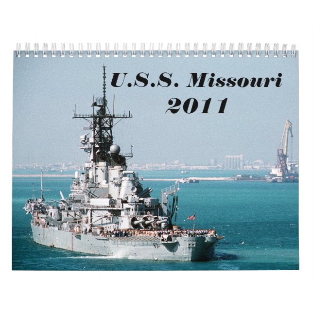 USS Missouri Calendar Kalender (Titelbild)