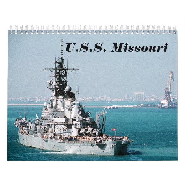 USS Missouri Calendar Kalender (Titelbild)