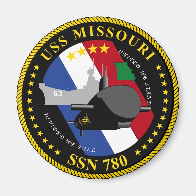 USS Missouri Magnet (Vorne)