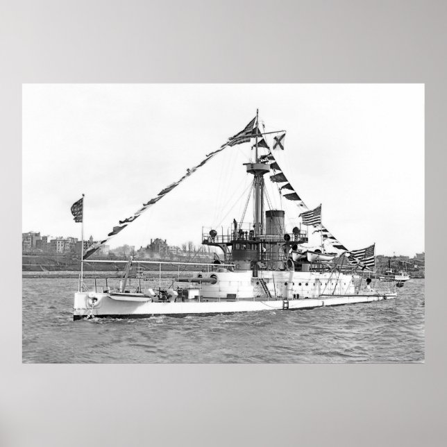 USS Monitor Amphitrite Poster (Vorne)