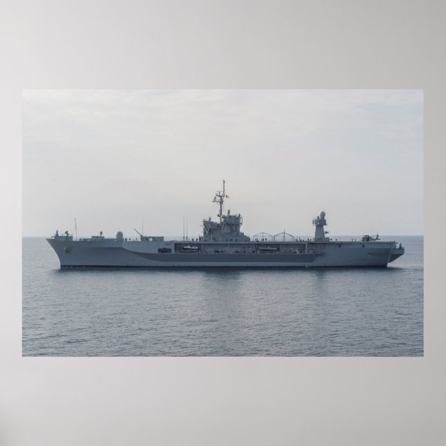 USS Mount Whitney (LCC 20) Poster (Vorne)