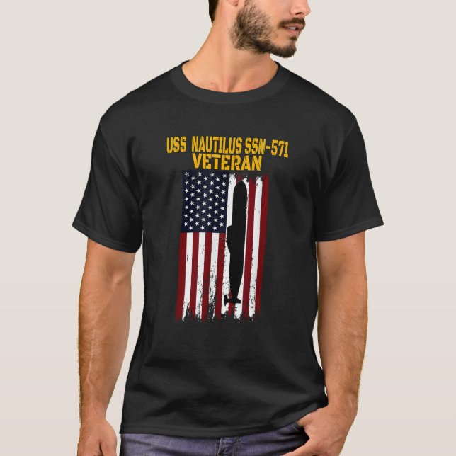 USS Nautilus SSN 571 U-Boot Veterans Day Veterans  T-Shirt (Vorderseite)