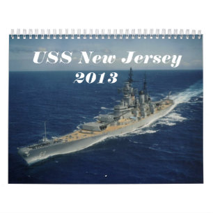 USS New Jersey Kalender