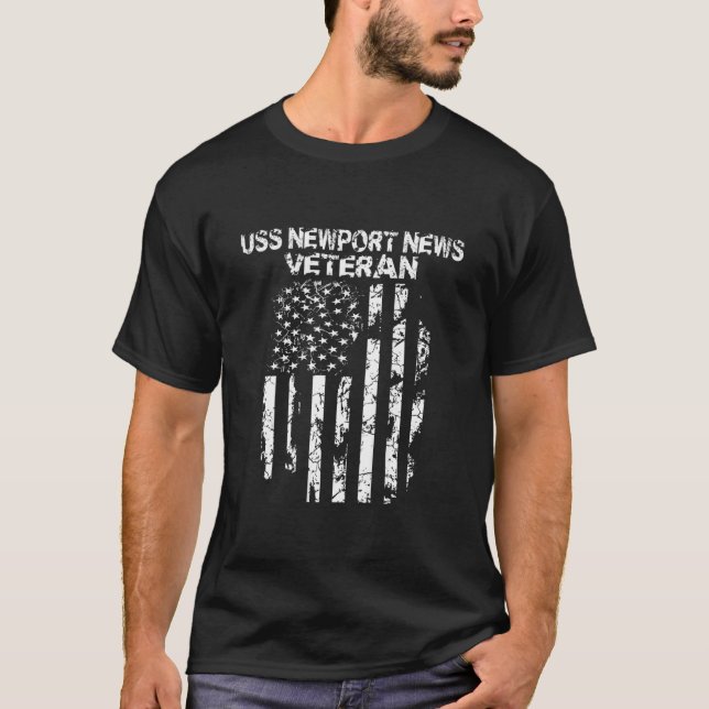 USS Newport New Veteran T-Shirt (Vorderseite)